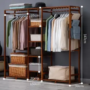 دولاب بارفف مع علاقه ملابس 6 دولاب-4