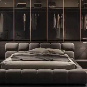 | سرير مودرن بتصميم منخفض