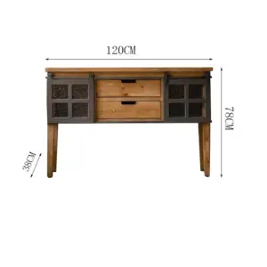 طاولة قهوة بتصميم ريفي جميل