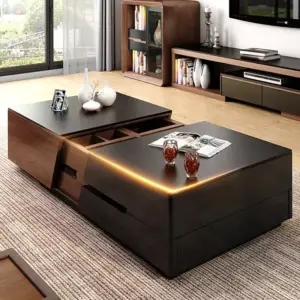 طاولة قهوة وتلفاز متعددة مساحات التخزين 6 طاولة قهوة وتلفاز متعددة مساحات التخزين