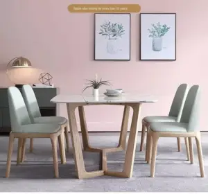 طاولة طعام رخام مع اربعة كراسي