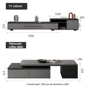 | طقم طاولات لغرفة المعيشة