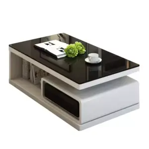 طقم طاولات من طاولة تلفزيون عصرية مع طاولة قهوة 12 طقم طاولات من طاولة تلفزيون عصرية مع طاولة قهوة