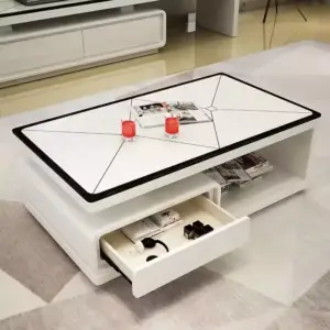 طقم طاولات من طاولة تلفزيون عصرية مع طاولة قهوة 10 طقم طاولات من طاولة تلفزيون عصرية مع طاولة قهوة