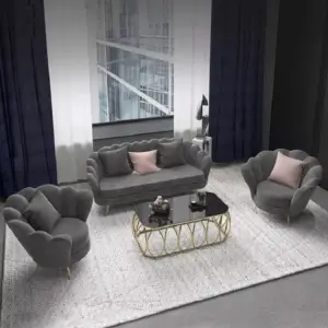 طقم كنب صالة بتصميم مودرن انيق