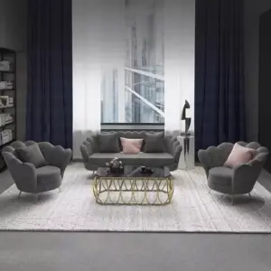 طقم كنب صالة بتصميم مودرن انيق