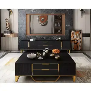 طقم طاولات قهوة و تلفاز 10 طقم طاولات قهوة و تلفاز