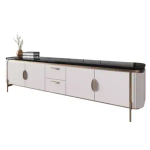 طقم طاولة تلفزيون مع طاولة قهوة بتصميم فخم 13 طقم طاولة تلفزيون مع طاولة قهوة بتصميم فخم