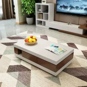 طقم طاولة تلفزيون مع وحدة جانبية و طاولة قهوة 8 طقم طاولة تلفزيون مع وحدة جانبية و طاولة قهوة