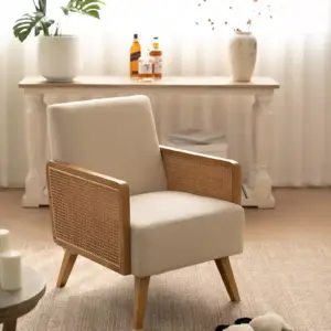 | كرسى خشبى مودرن بذراعين