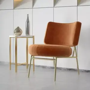 كرسي عصري مريح بهيكل معدني قوي 2 كرسي عصري مريح بهيكل معدني قوي