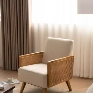 | كرسى خشبى مودرن بذراعين