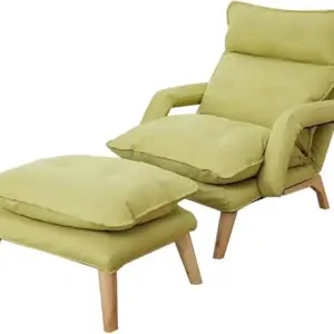 كرسي مع مسند للقدم قابل للثني بعدة ألوان