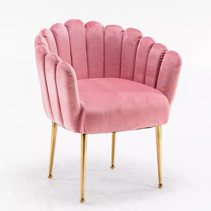 | كرسي مخملي فردي بتصميم عصري