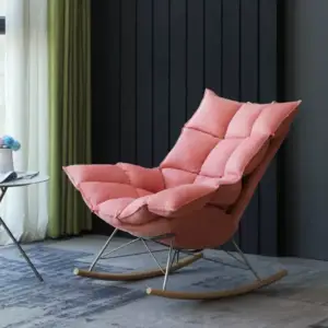 كرسي هزاز فاخر مع مقعد للقدمين