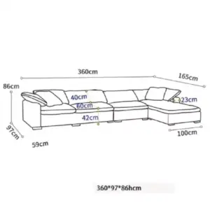 | كنب زاوية مودرن انيق