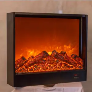 مدفأة كهربائية مميز باللهب
