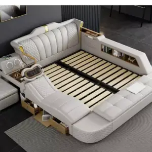 سرير غرفة نوم بتصميم ذكي