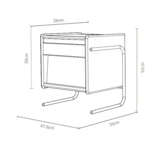 | طاولة جانبية للسرير بتصميم كلاسيك