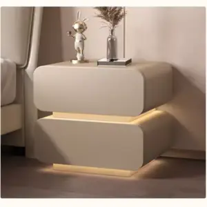 طاولة جانبية للسرير فاخرة 1 طاولة جانبية للسرير فاخرة