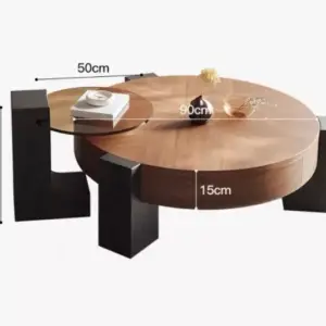 | طاولة قهوة دائرية مميزة