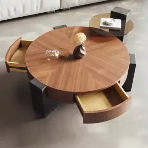 | طاولة قهوة دائرية مميزة