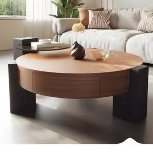 | طاولة قهوة دائرية مميزة