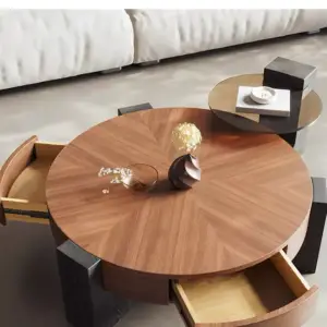 | طاولة قهوة دائرية مميزة