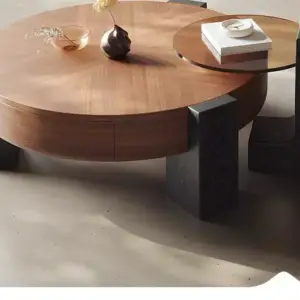 | طاولة قهوة دائرية مميزة