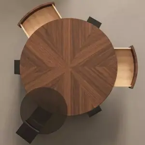 | طاولة قهوة دائرية مميزة