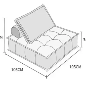| كنب مودرن مفرد لغرفة المعيشة