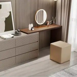 تسريحة غرفة نوم بتصميم اسكندافي فاخر 7 | تسريحة غرفة نوم بتصميم اسكندافي فاخر