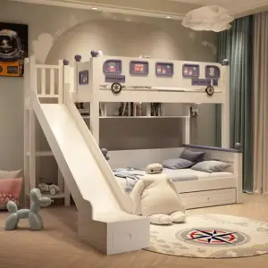 سرير نوم اطفال دورين متعدد الوظائف