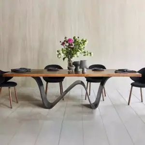 طاولة طعام بقاعدة مميزة 2 طاولة طعام بقاعدة مميزة