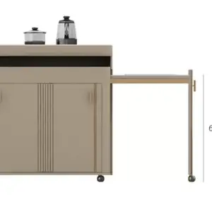 طاولة طعام فاخرة مع بوفيه