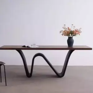 طاولة طعام بقاعدة مميزة 7 طاولة طعام بقاعدة مميزة