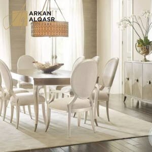 طاولة طعام بسيطة مع كراسي