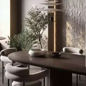 كرسي طاولة طعام بتصميم مريح