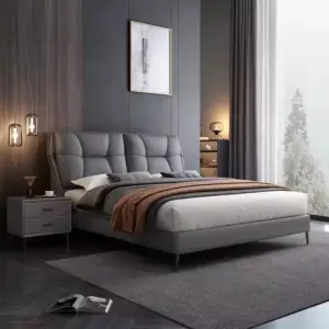 | سرير مزدوج بتصميم ظهر مريح