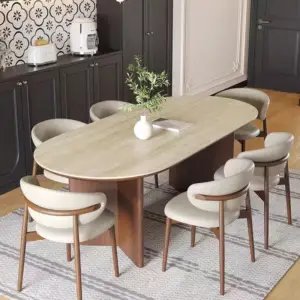 طاولة طعام مميزة مع كراسي