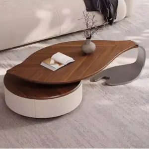 طاولة قهوة على شكل ورقة شجرة