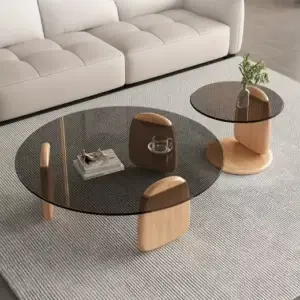 طقم طاولات قهوة بتصميم حديث