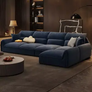 كنب زاوية بتصميم ظهر مريح 2 كنب-4