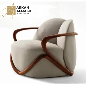 كرسي مفرد بتصميم بسيط