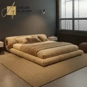 سرير متميز فاخر منخفض مع مرتبة مميزة