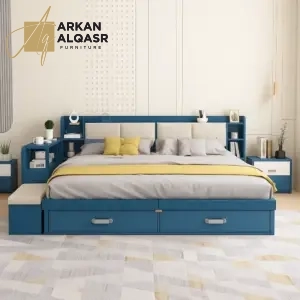 سرير بوحدات داخلية و جانبية