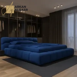 سرير مودرن بتصميم منخفض