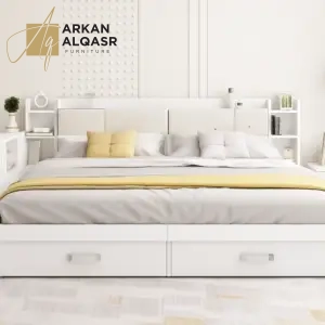 سرير بوحدات داخلية و جانبية