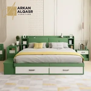 سرير بوحدات داخلية و جانبية