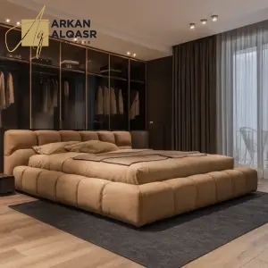 سرير مودرن بتصميم منخفض